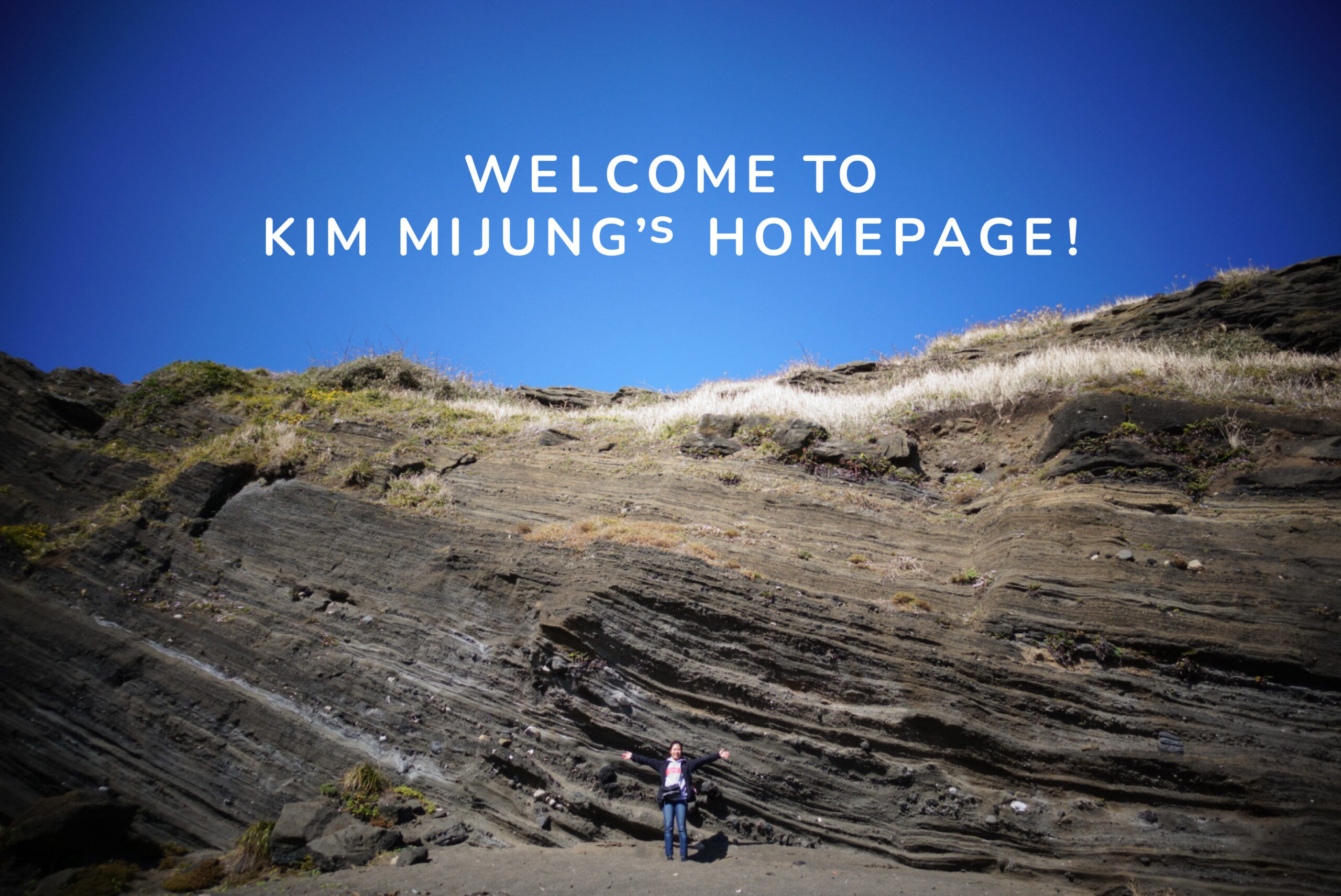 Home with welcoming message